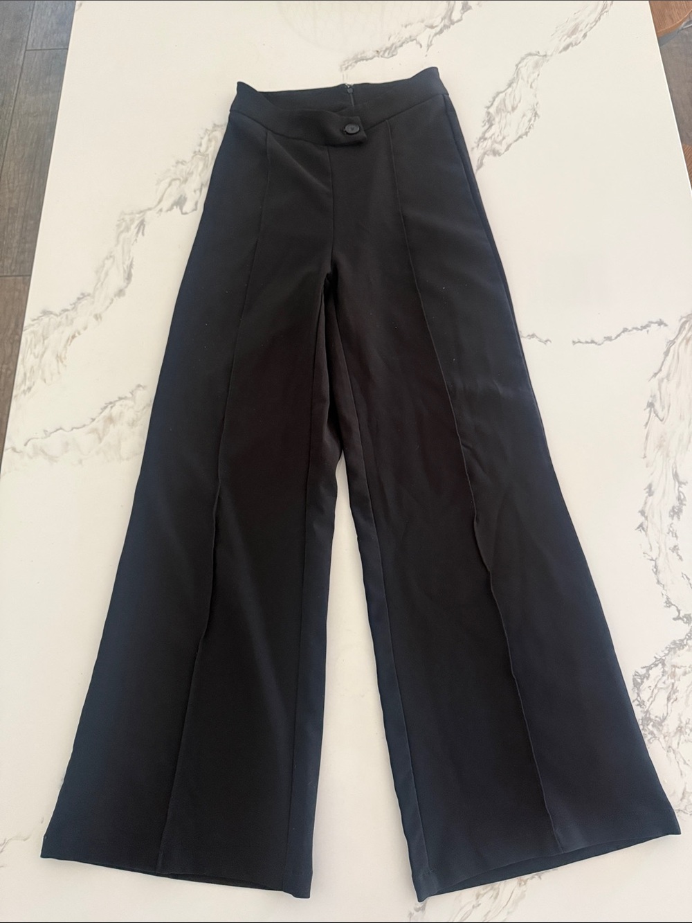 SHEIN Black Zippered Pants